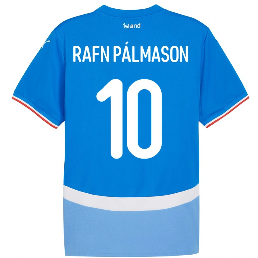 Danxen Męski Islandia Alexander Rafn Pálmason #10 Niebieski Domowa Koszulka 24-26 Koszulki Klubowe