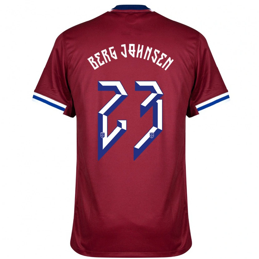 Danxen Męski Norwegia Lasse Berg Johnsen #23 Czerwony Niebieski Biały Domowa Koszulka 24-26 Koszulki Klubowe