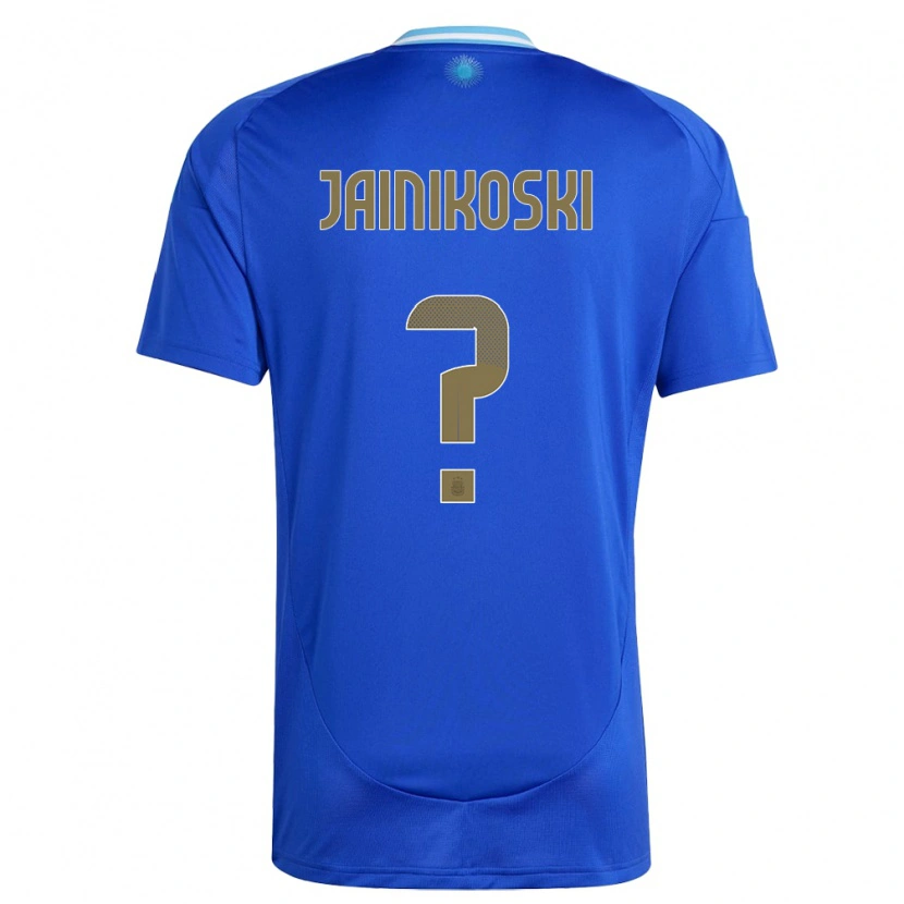 Danxen Męski Argentyna Facundo Jainikoski #0 Niebieski Wyjazdowa Koszulka 24-26 Koszulki Klubowe