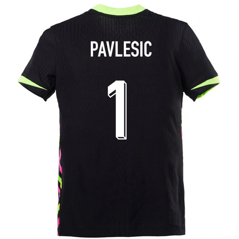 Danxen Męski Australia Adam Pavlesic #1 Ciemnoniebieski Wyjazdowa Koszulka 24-26 Koszulki Klubowe
