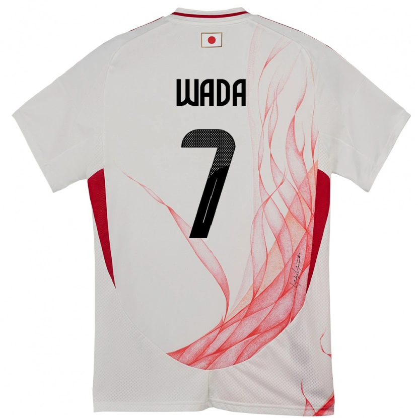 Danxen Męski Japonia Takeshi Wada #7 Biały Wyjazdowa Koszulka 24-26 Koszulki Klubowe
