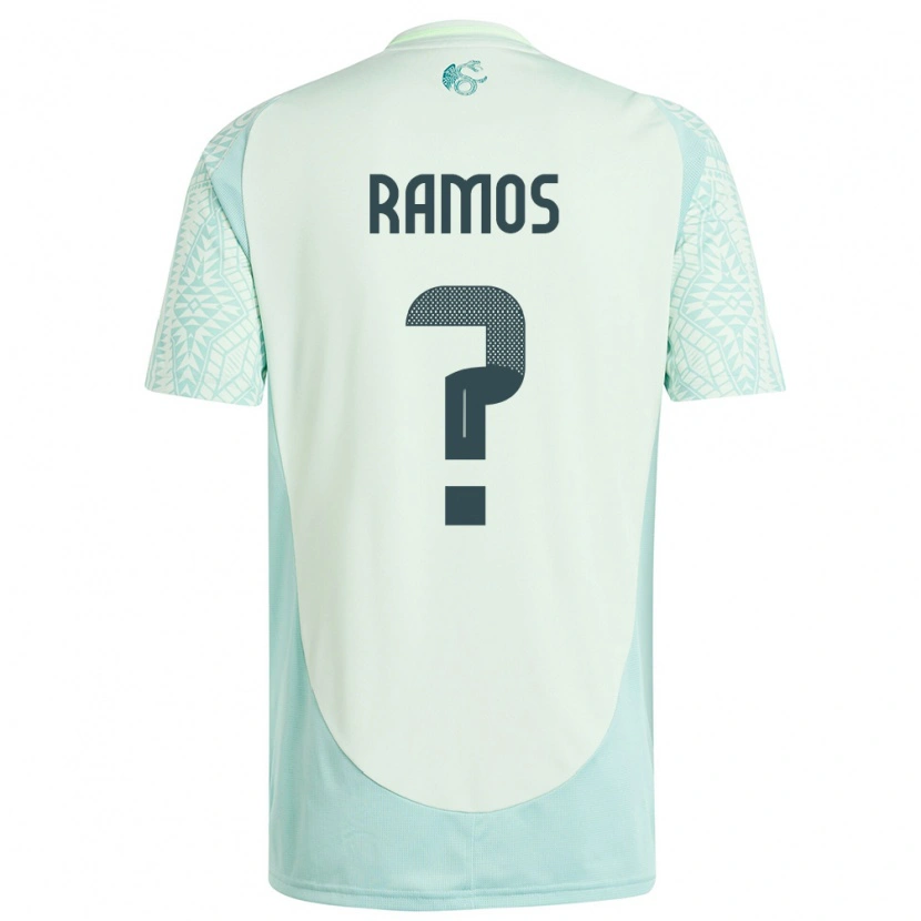 Danxen Męski Meksyk Luis Ramos #0 Lniana Zieleń Wyjazdowa Koszulka 24-26 Koszulki Klubowe