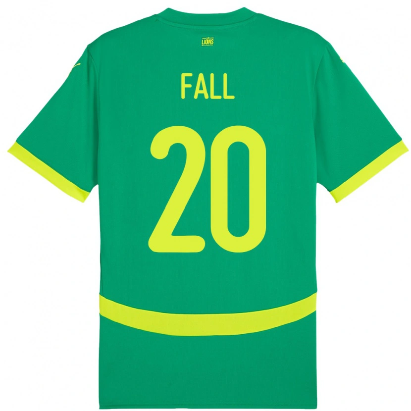 Danxen Męski Senegal Korka Fall #20 Zielony Wyjazdowa Koszulka 24-26 Koszulki Klubowe