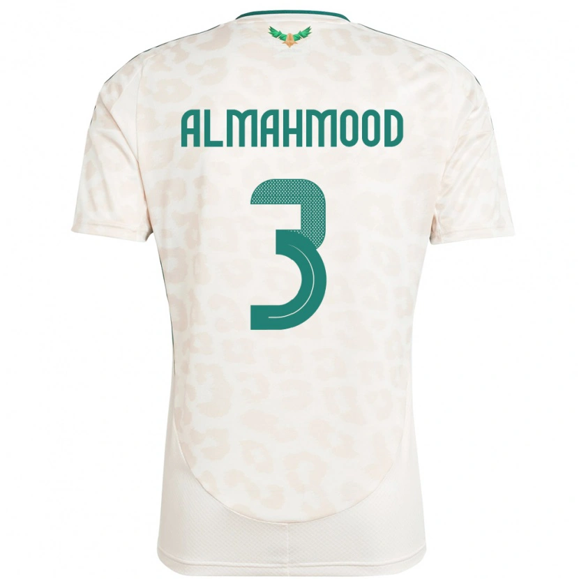 Danxen Męski Arabia Saudyjska Mohammed Almahmood #3 Biały Wyjazdowa Koszulka 24-26 Koszulki Klubowe
