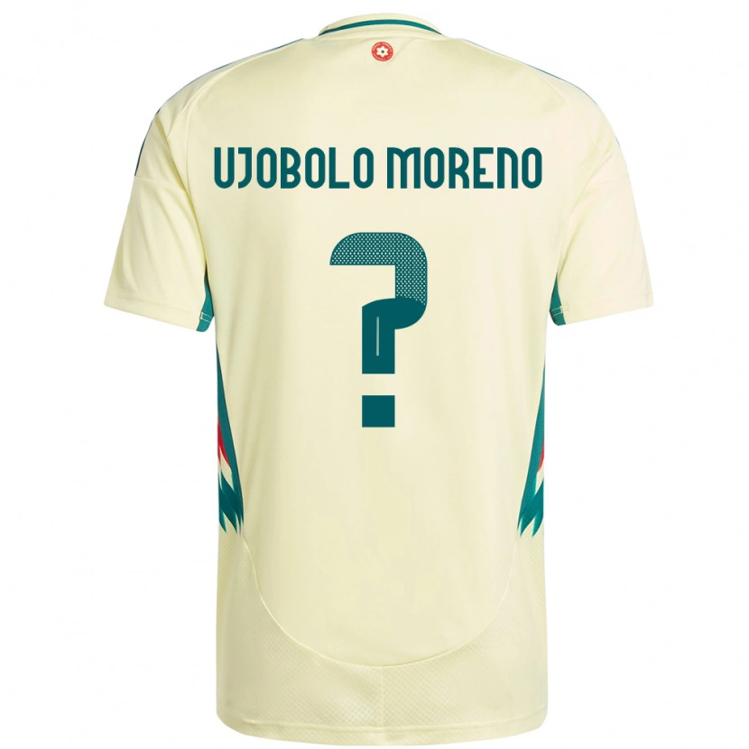 Danxen Męski Walia Sergeant Ujobolo Moreno #0 Beżowy Żółty Wyjazdowa Koszulka 24-26 Koszulki Klubowe