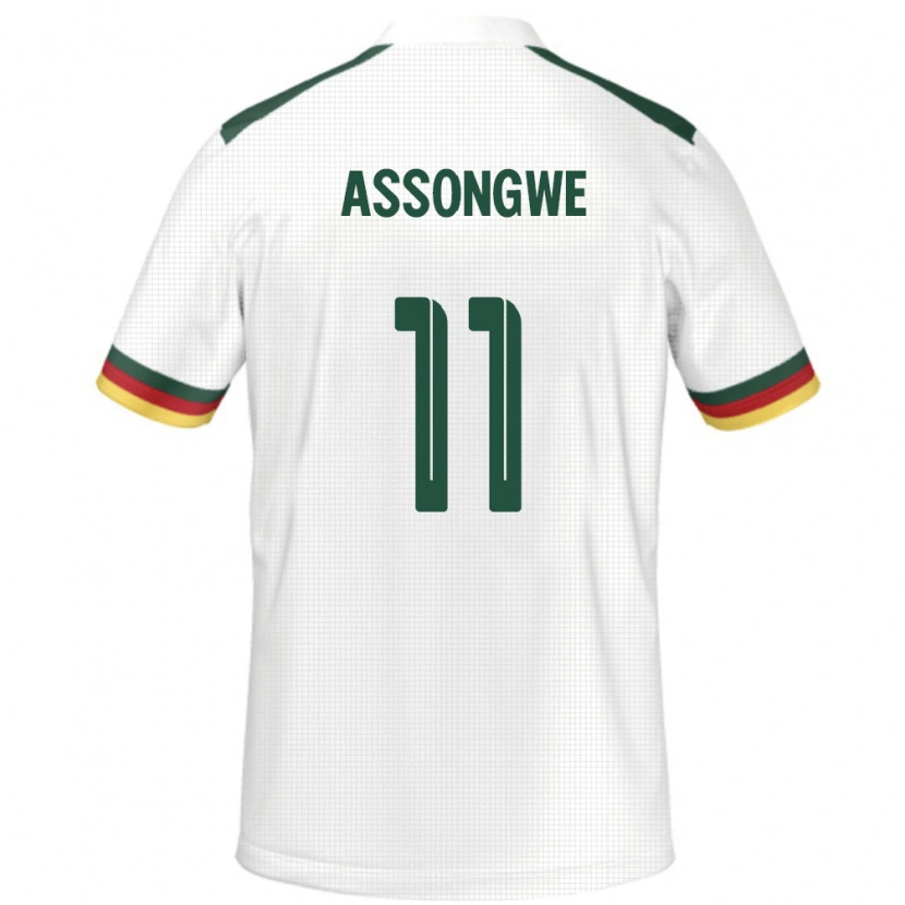 Danxen Męski Kamerun Bemol Apam Assongwe #11 Biały Wyjazdowa Koszulka 24-26 Koszulki Klubowe