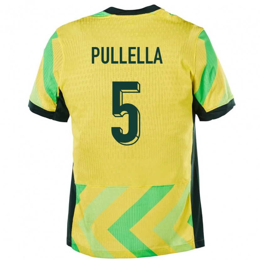 Danxen Kobiety Australia Christian Pullella #5 Złoty Domowa Koszulka 24-26 Koszulki Klubowe