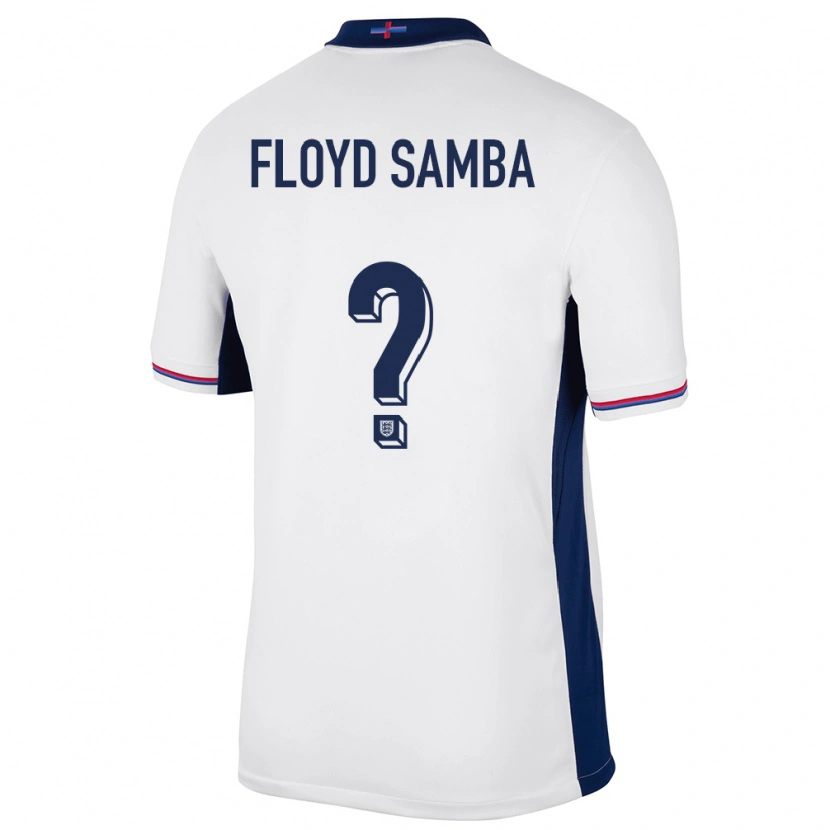 Danxen Kobiety Anglia Floyd Samba #0 Biały Domowa Koszulka 24-26 Koszulki Klubowe