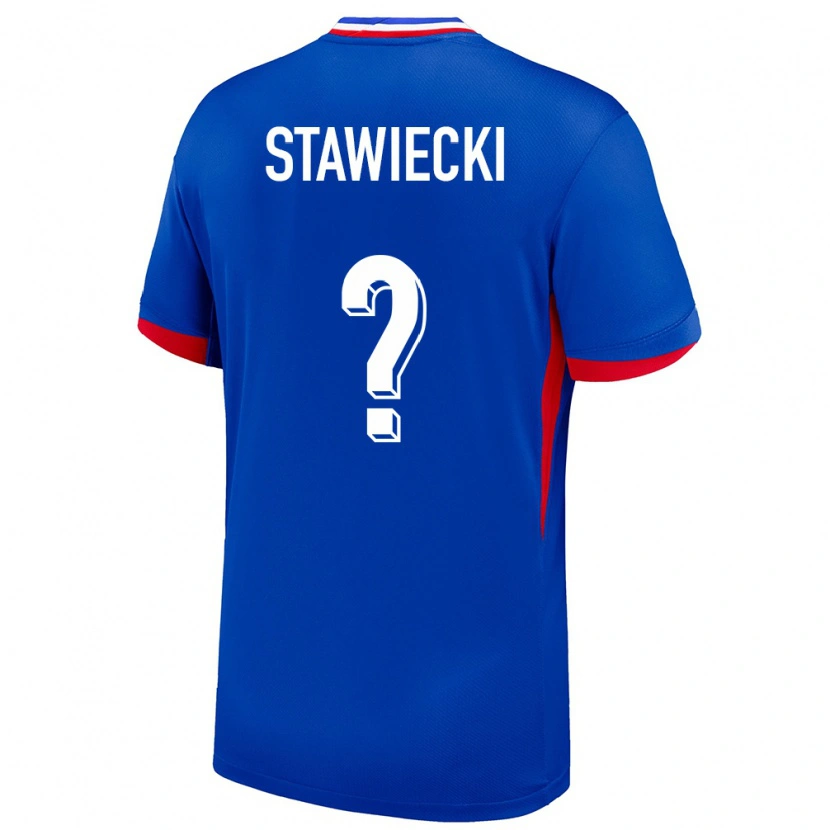 Danxen Kobiety Francja Jules Stawiecki #0 Niebieski Domowa Koszulka 24-26 Koszulki Klubowe