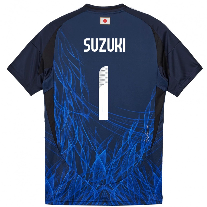Danxen Kobiety Japonia Zion Suzuki #1 Ciemnoniebieski Domowa Koszulka 24-26 Koszulki Klubowe