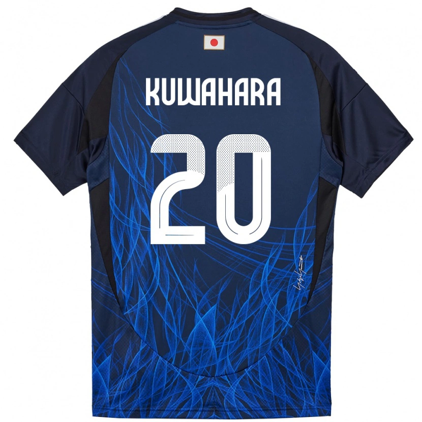Danxen Kobiety Japonia Rikuto Kuwahara #20 Ciemnoniebieski Domowa Koszulka 24-26 Koszulki Klubowe