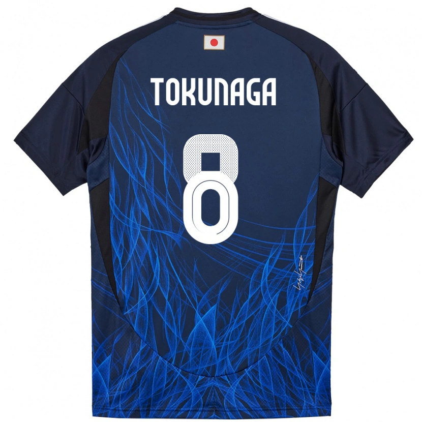 Danxen Kobiety Japonia Ryo Tokunaga #8 Ciemnoniebieski Domowa Koszulka 24-26 Koszulki Klubowe