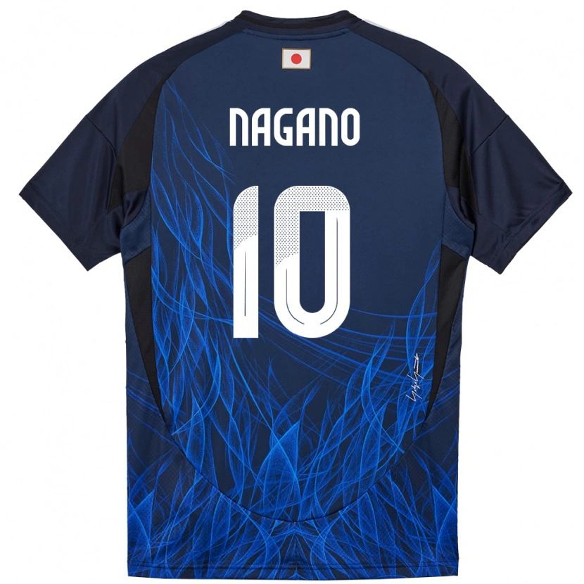 Danxen Kobiety Japonia Fuka Nagano #10 Ciemnoniebieski Domowa Koszulka 24-26 Koszulki Klubowe