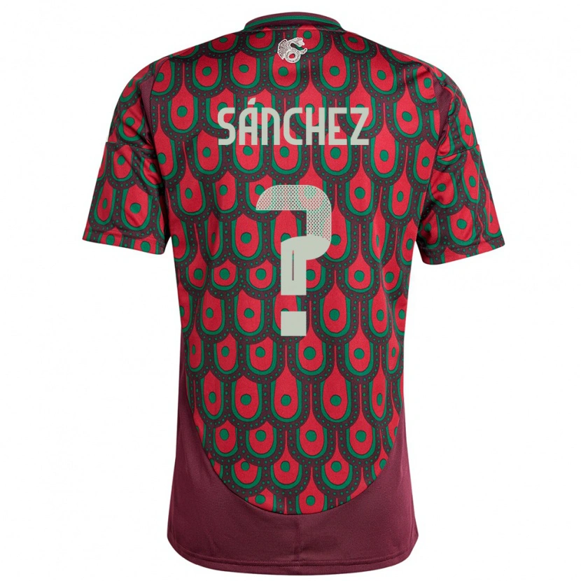 Danxen Kobiety Meksyk Diego Sánchez #0 Kasztanowaty Domowa Koszulka 24-26 Koszulki Klubowe