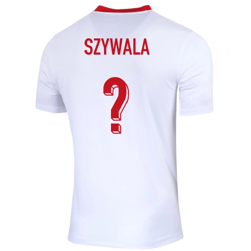 Danxen Kobiety Polska Bartosz Szywala #0 Biały Domowa Koszulka 24-26 Koszulki Klubowe