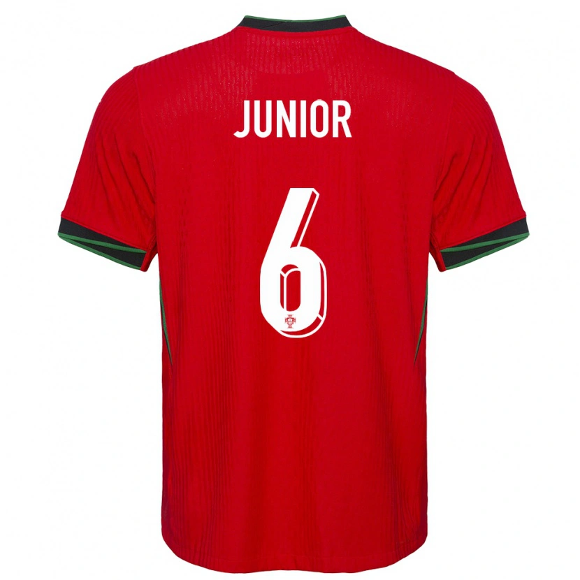 Danxen Kobiety Portugalia Marlon Junior #6 Czerwony Domowa Koszulka 24-26 Koszulki Klubowe