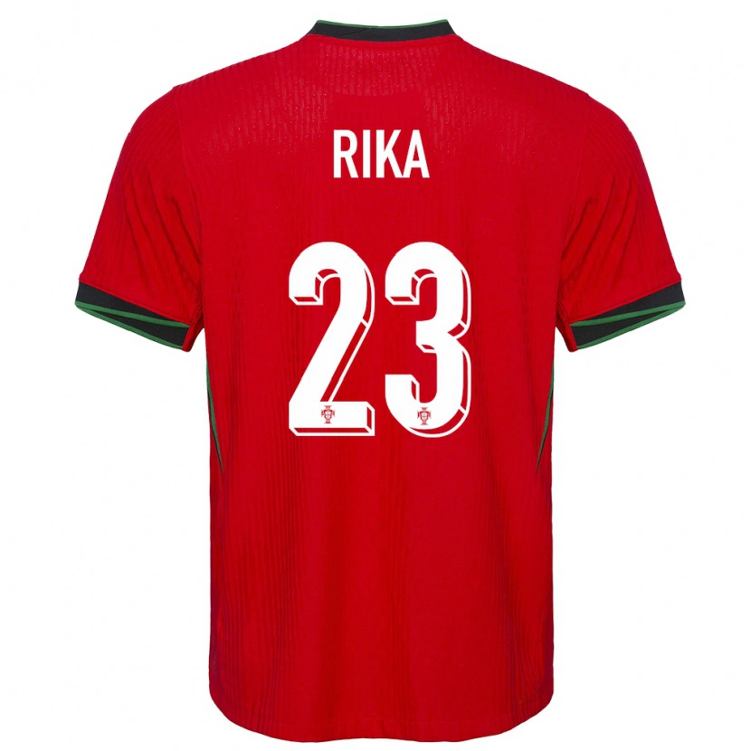 Danxen Kobiety Portugalia Rika #23 Czerwony Domowa Koszulka 24-26 Koszulki Klubowe