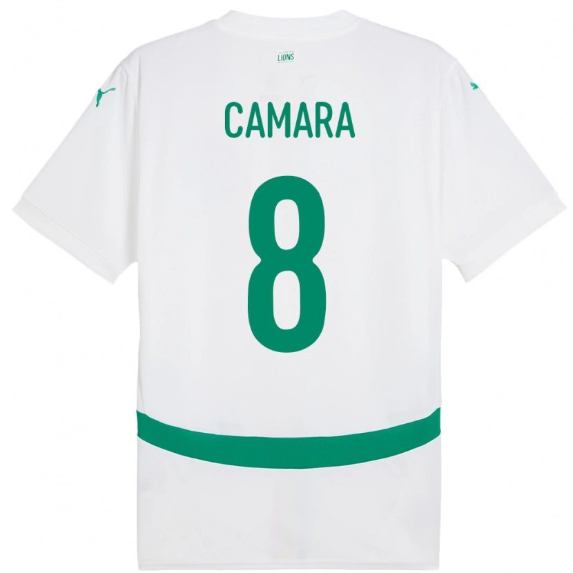 Danxen Kobiety Senegal Lamine Camara #8 Biały Domowa Koszulka 24-26 Koszulki Klubowe