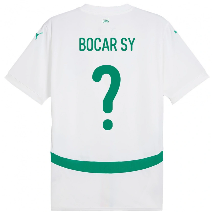 Danxen Kobiety Senegal Illa Bocar Sy #0 Biały Domowa Koszulka 24-26 Koszulki Klubowe