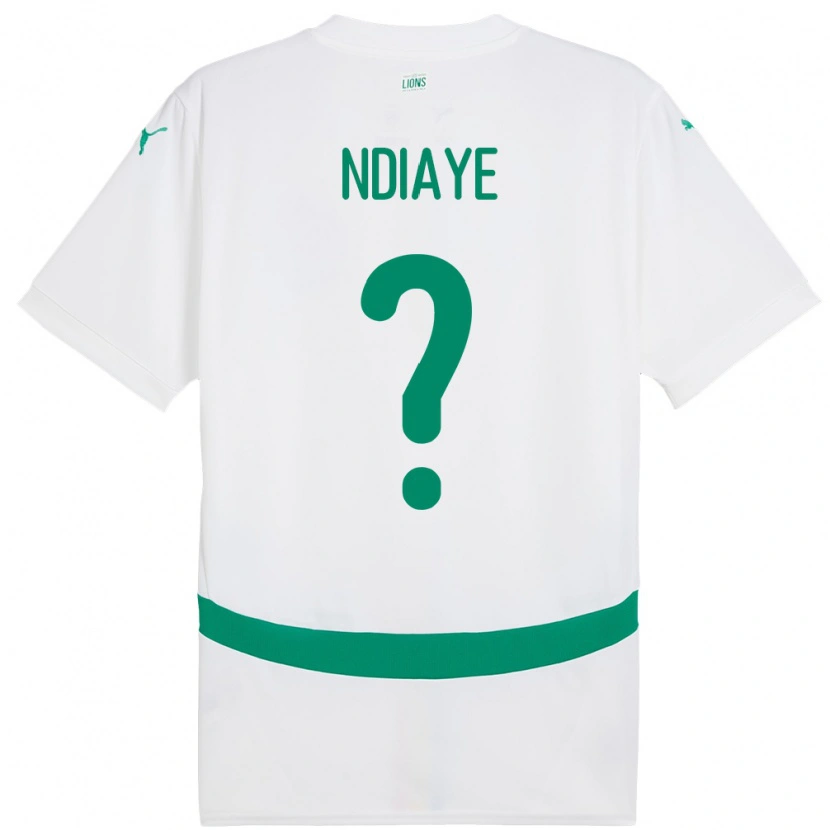 Danxen Kobiety Senegal Rassoul Ndiaye #0 Biały Domowa Koszulka 24-26 Koszulki Klubowe