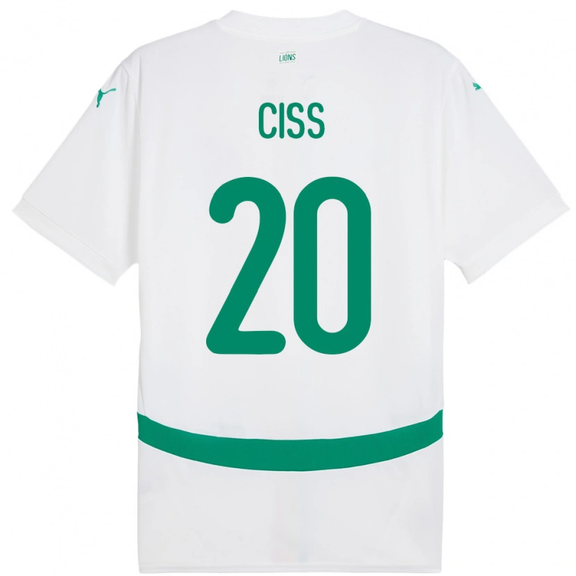 Danxen Kobiety Senegal Amadou Ciss #20 Biały Domowa Koszulka 24-26 Koszulki Klubowe
