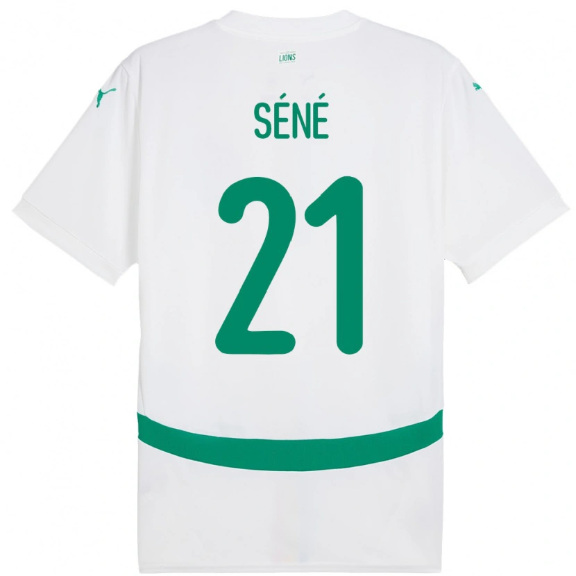 Danxen Kobiety Senegal Tening Sene #21 Biały Domowa Koszulka 24-26 Koszulki Klubowe