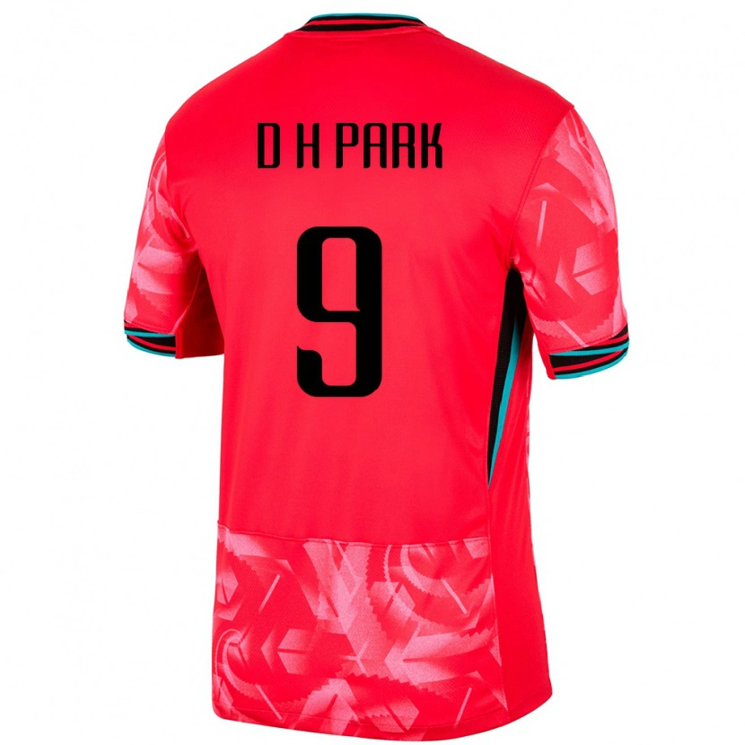 Danxen Kobiety Korea Południowa Do-Hyeon Park #9 Czerwony Domowa Koszulka 24-26 Koszulki Klubowe