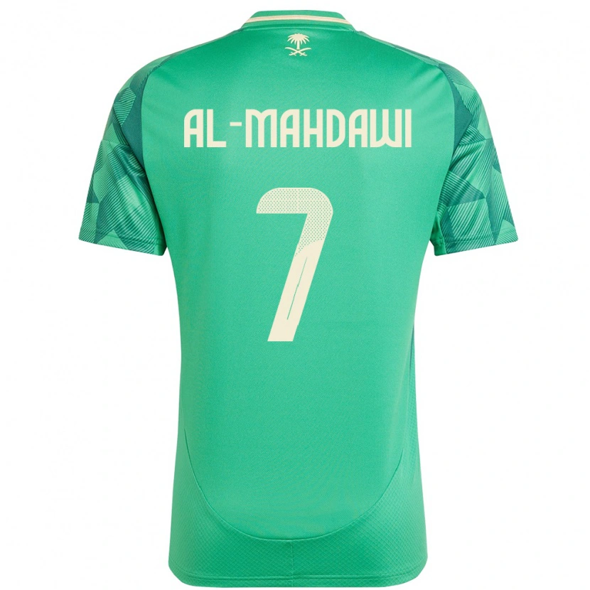 Danxen Kobiety Arabia Saudyjska Ali Al-Mahdawi #7 Zielony Domowa Koszulka 24-26 Koszulki Klubowe