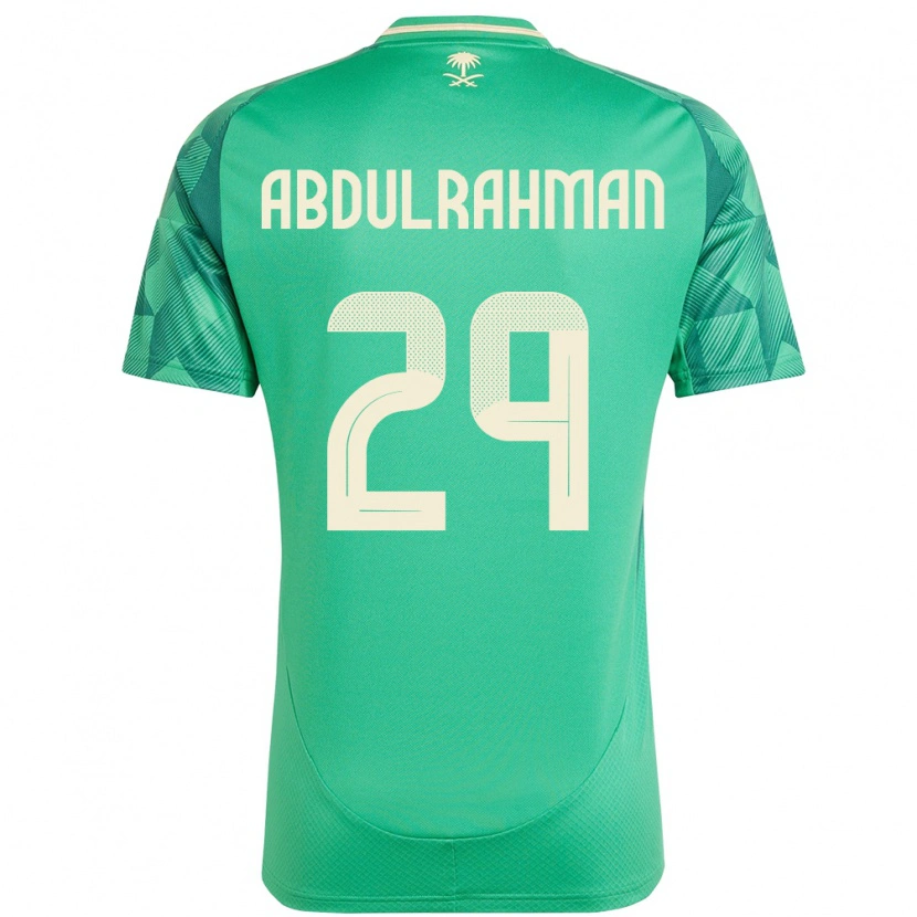 Danxen Kobiety Arabia Saudyjska Mohammed Abdulrahman #29 Zielony Domowa Koszulka 24-26 Koszulki Klubowe