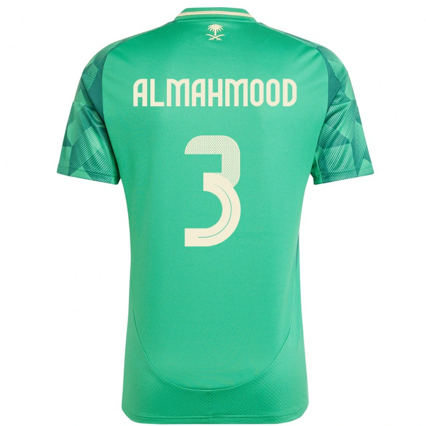 Danxen Kobiety Arabia Saudyjska Mohammed Almahmood #3 Zielony Domowa Koszulka 24-26 Koszulki Klubowe
