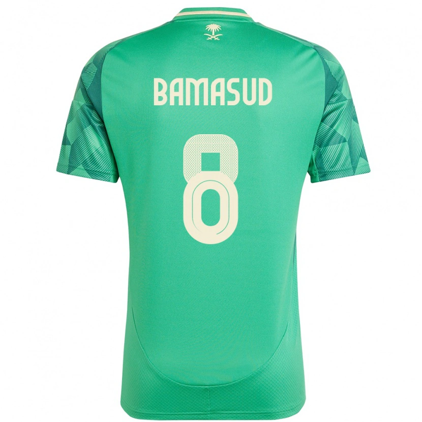 Danxen Kobiety Arabia Saudyjska Ahmed Bamasud #8 Zielony Domowa Koszulka 24-26 Koszulki Klubowe