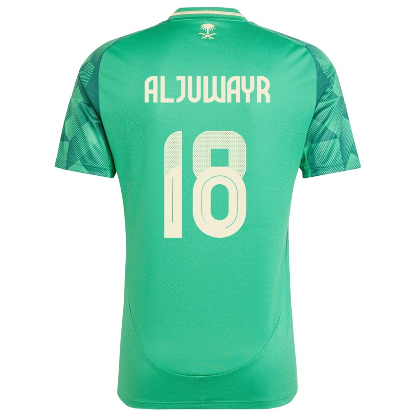Danxen Kobiety Arabia Saudyjska Musab Aljuwayr #18 Zielony Domowa Koszulka 24-26 Koszulki Klubowe