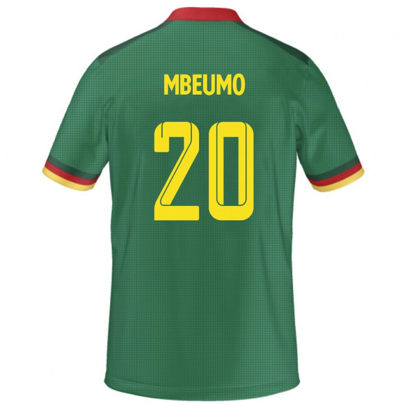 Danxen Kobiety Kamerun Bryan Mbeumo #20 Zielony Domowa Koszulka 24-26 Koszulki Klubowe