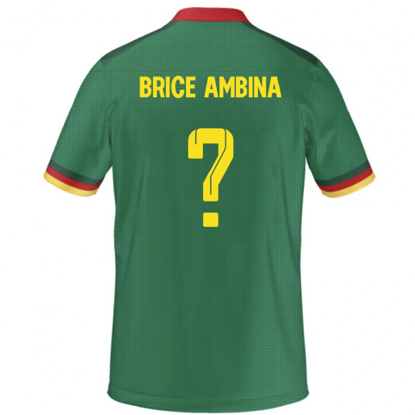 Danxen Kobiety Kamerun Fidel Brice Ambina #0 Zielony Domowa Koszulka 24-26 Koszulki Klubowe
