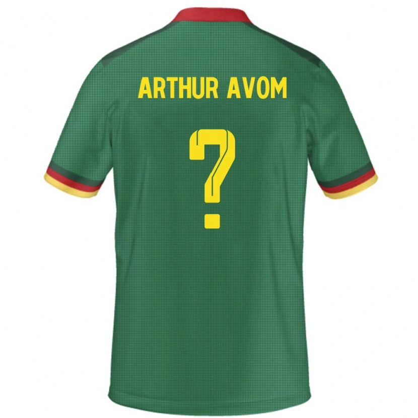 Danxen Kobiety Kamerun Arthur Avom #0 Zielony Domowa Koszulka 24-26 Koszulki Klubowe