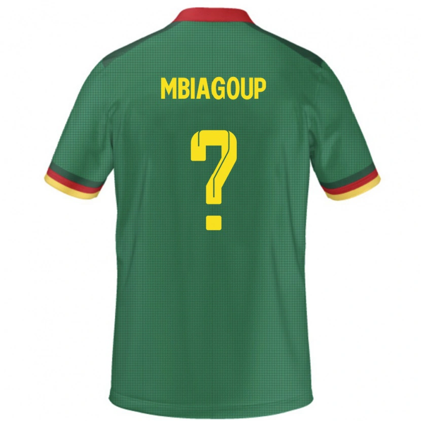Danxen Kobiety Kamerun Xavier Mbiagoup #0 Zielony Domowa Koszulka 24-26 Koszulki Klubowe