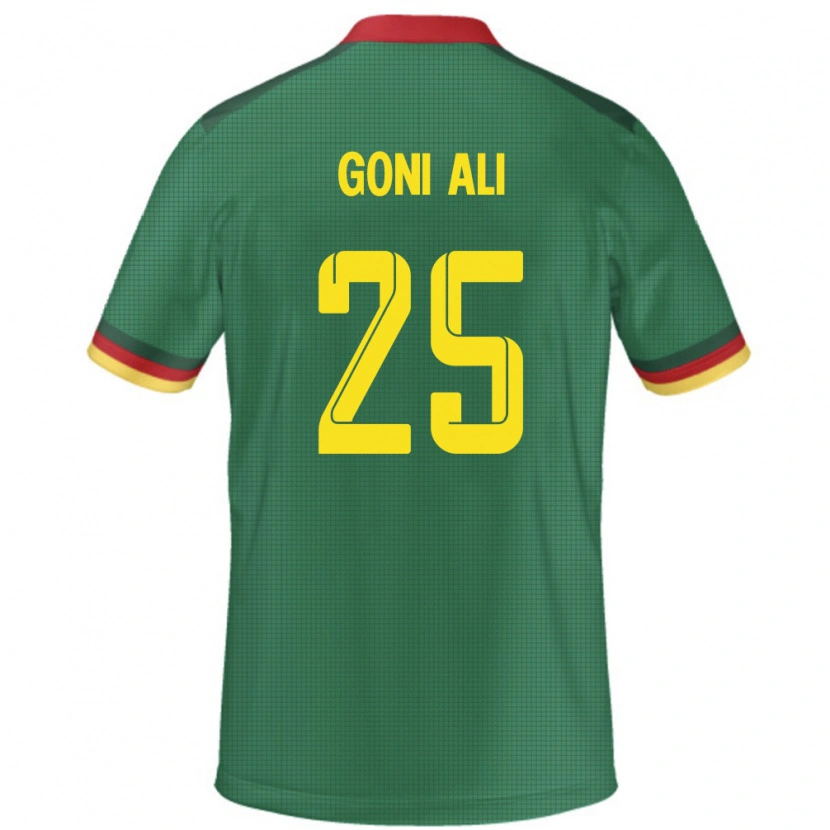 Danxen Kobiety Kamerun Goni Ali #25 Zielony Domowa Koszulka 24-26 Koszulki Klubowe