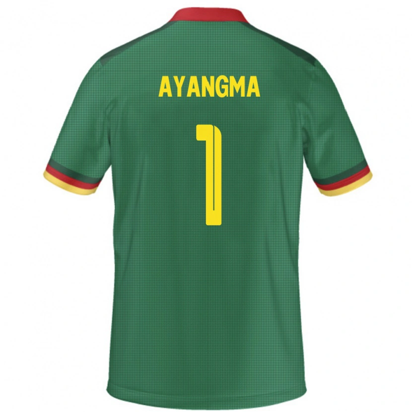 Danxen Kobiety Kamerun Pauline Ayangma #1 Zielony Domowa Koszulka 24-26 Koszulki Klubowe