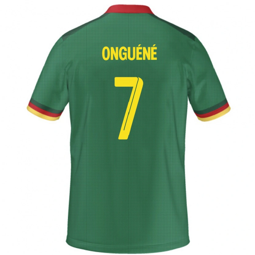 Danxen Kobiety Kamerun Gabrielle Onguene #7 Zielony Domowa Koszulka 24-26 Koszulki Klubowe