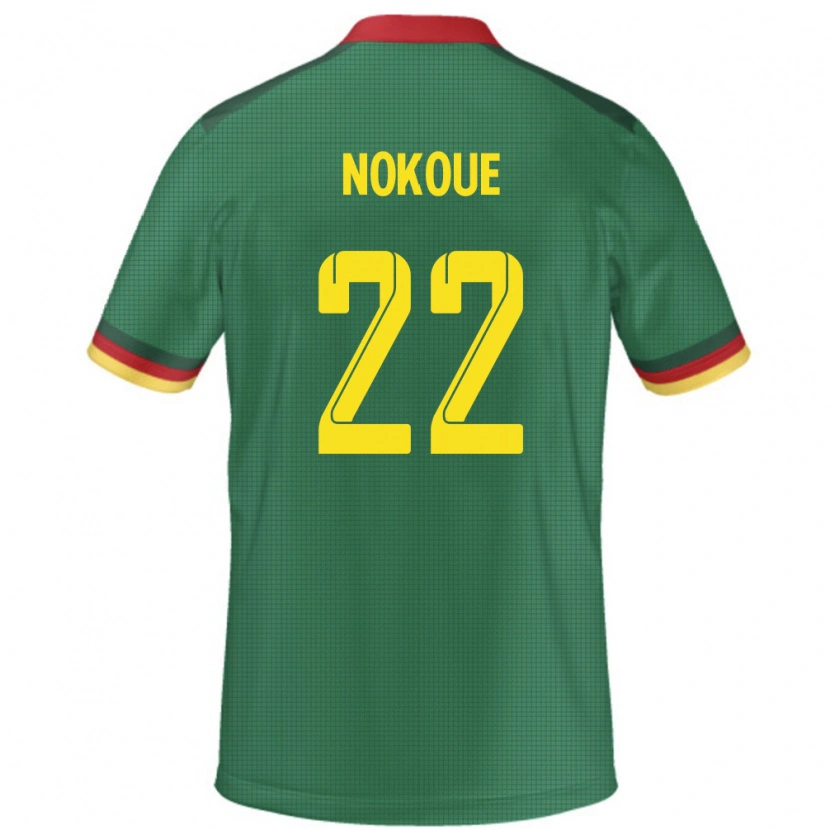 Danxen Kobiety Kamerun Bryan Djile Nokoue #22 Zielony Domowa Koszulka 24-26 Koszulki Klubowe