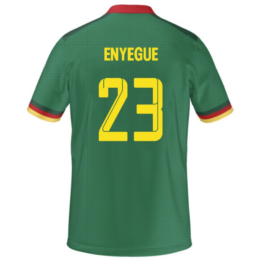 Danxen Kobiety Kamerun Regine Enyegue #23 Zielony Domowa Koszulka 24-26 Koszulki Klubowe