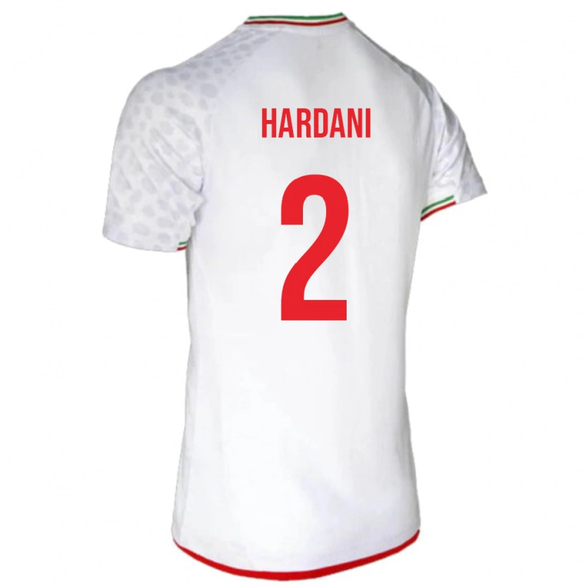 Danxen Kobiety Iran Saleh Hardani #2 Biały Domowa Koszulka 24-26 Koszulki Klubowe