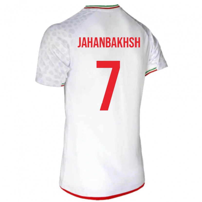 Danxen Kobiety Iran Alireza Jahanbakhsh #7 Biały Domowa Koszulka 24-26 Koszulki Klubowe