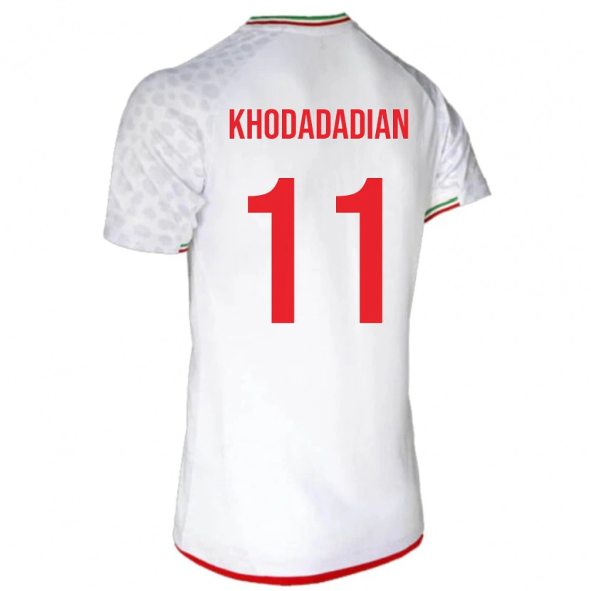 Danxen Kobiety Iran Erfan Khodadadian #11 Biały Domowa Koszulka 24-26 Koszulki Klubowe