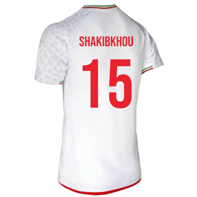 Danxen Kobiety Iran Mohammadreza Shakibkhou #15 Biały Domowa Koszulka 24-26 Koszulki Klubowe