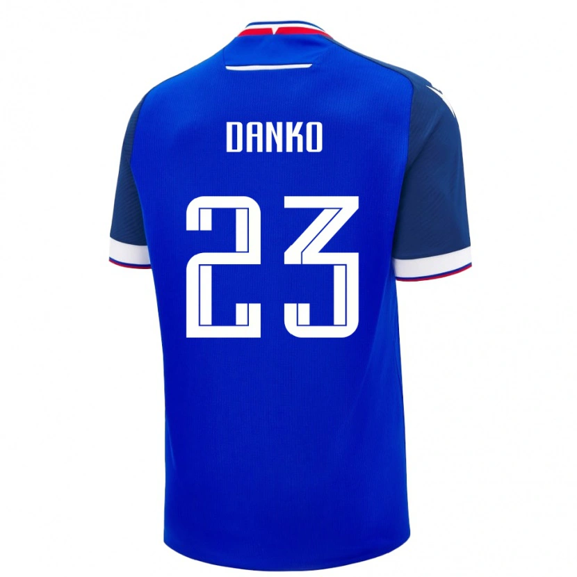 Danxen Kobiety Słowacja Adam Danko #23 Niebieski Domowa Koszulka 24-26 Koszulki Klubowe
