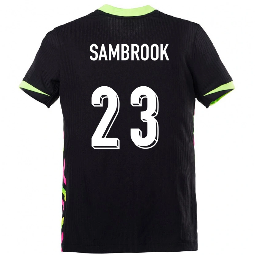 Danxen Kobiety Australia Logan Sambrook #23 Ciemnoniebieski Wyjazdowa Koszulka 24-26 Koszulki Klubowe