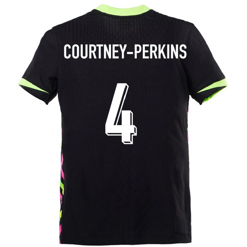 Danxen Kobiety Australia Jordan Courtney Perkins #4 Ciemnoniebieski Wyjazdowa Koszulka 24-26 Koszulki Klubowe