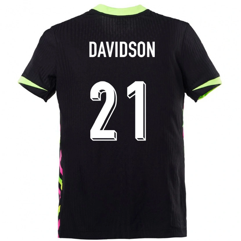 Danxen Kobiety Australia Jason Davidson #21 Ciemnoniebieski Wyjazdowa Koszulka 24-26 Koszulki Klubowe