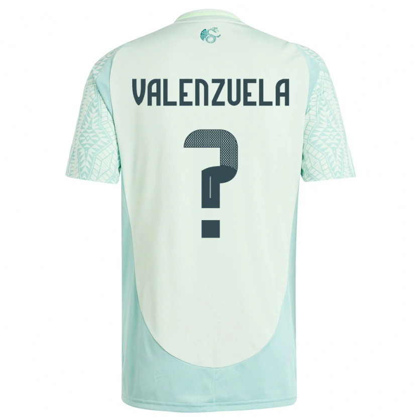 Danxen Kobiety Meksyk Francisco Valenzuela #0 Lniana Zieleń Wyjazdowa Koszulka 24-26 Koszulki Klubowe